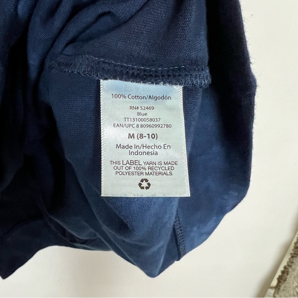 NWT Time And Tru Oversized Dark Navy Tye Dye T - Shirt / Pullover Sz M - Picture 5 of 15